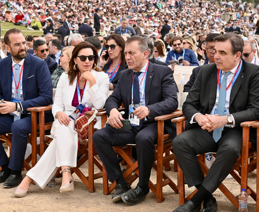 Η Όλ. Κεφαλογιάννη στην Τελετή Αφής της Ολυμπιακής Φλόγας