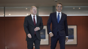 Τι είπαν στην συνάντησή τους Μητσοτάκης και Σολτς