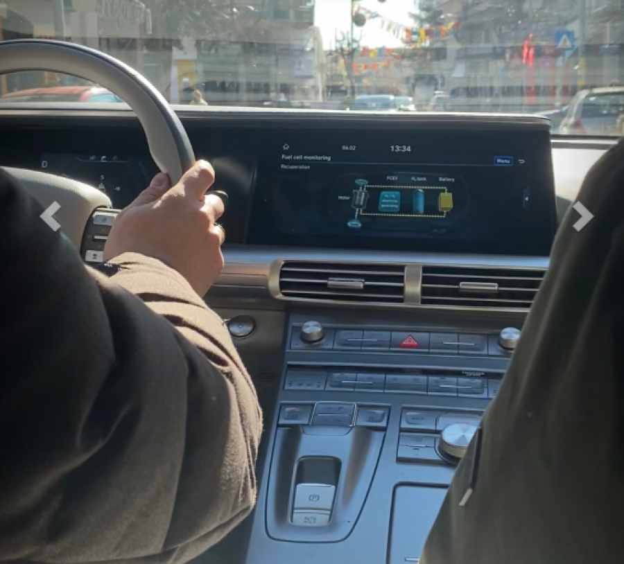 Hyundai με καύσιμο υδρογόνο κυκλοφορεί για πρώτη φορά στην Ελλάδα