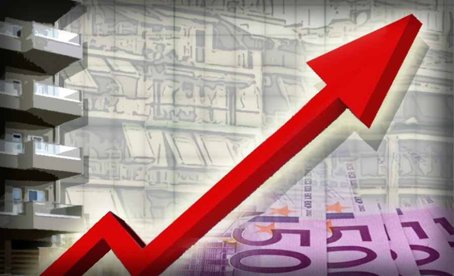 Αύξηση 9,7% στις τιμές διαμερισμάτων στην Αθήνα και 8,6% στο σύνολο της χώρας το α' τρίμηνο 2022