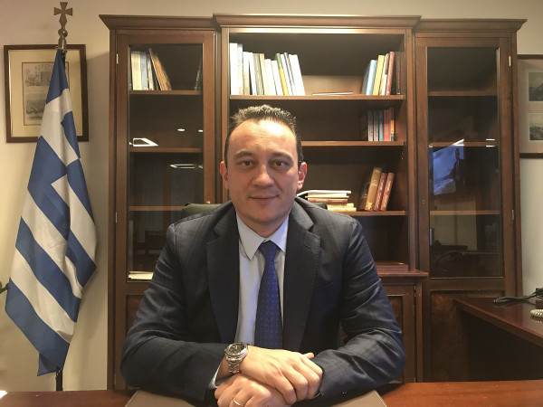 Για τον απόδημο ελληνισμό και το Αγ. Όρος συζήτησαν Καλαφάτης και Βλάσης στη Θεσσαλονίκη