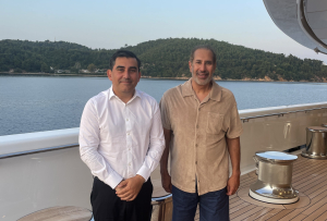 Ο δήμαρχος Σκιάθου με τον Σεΐχη