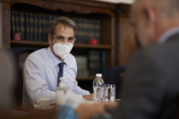 Τι συζήτησαν Κυριάκος Μητσοτάκης και Αθανάσιος Σαββάκης (πρόεδρος Συνδέσμου Βιομηχανιών Ελλάδος)