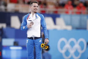 Ολυμπιακοί Αγώνες: Η απονομή του χάλκινου μεταλλίου στον Λευτέρη Πετρούνια (vid)