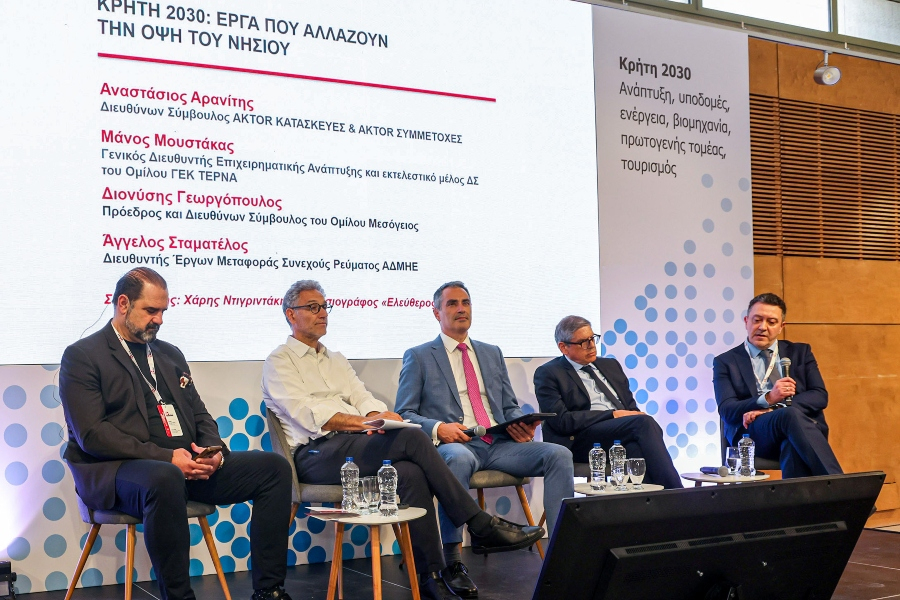 Αρανίτης (AKTOR): Η εικόνα της Κρήτης αλλάζει χάρη στα μεγάλα έργα υποδομών