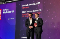CBS IT Systems Cyprus: Βραβευση από τη Lenovo ως Growth Partner of the Year – ISG, Cyprus