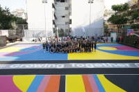 One Team-BKT Legacy Project: Παρουσίασε δύο ανακαινισμένα γήπεδα μπάσκετ στο κέντρο της Αθήνας