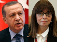Συλλυπητήρια Ερντογάν στην Κατερίνα Σακελλαροπούλου για τα θύματα των φυσικών καταστροφών