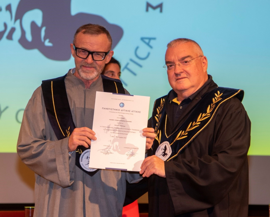 O συγγραφέας Jo Nesbo Επίτιμος Διδάκτορας του Πανεπιστημίου Δυτικής Αττικής