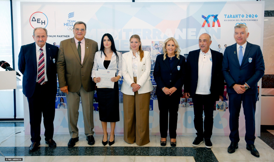 Η ΕΟΕ τίμησε τους Έλληνες θριαμβευτές του Taranto 2026 και τη χορηγική στήριξη της ΔΕΗ