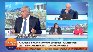 Βορίδης: Εντυπωσιακό το “πακέτο” των μέτρων στη ΔΕΘ (vid)