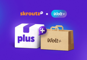 Συνεργασία Skroutz και Wolt για τις online αγορές