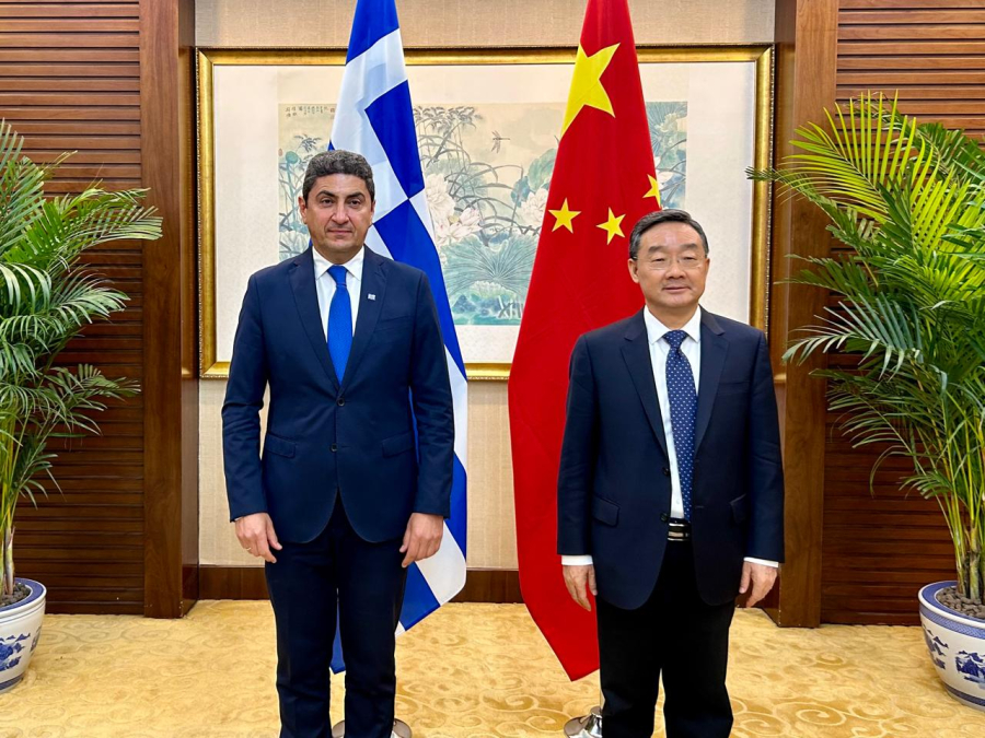 Συνάντηση Λευτέρη Αυγενάκη με τον Κινέζο ομόλογό του- Συμφωνίες για τον πρωτογενή τομέα