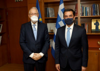 K. Σκρέκας: Συνάντηση με κλιμάκιο της Τράπεζας Ανάπτυξης του Συμβουλίου της Ευρώπης