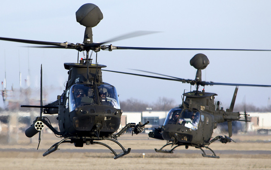 ΥΕΘΑ - ελικόπτερα Kiowa Warrior: Υλοποιείται κανονικά το πρόγραμμα επιχειρησιακής ένταξης