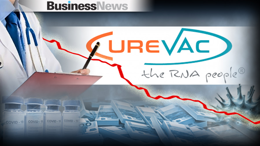 CureVac: Πάτωσε η αποτελεσματικότητα του εμβολίου της πάτωσε και η μετοχή της