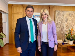 Συνεργασία Λευτέρη Αυγενάκη με την Έλενα Ράπτη για τουρισμό υπαίθρου