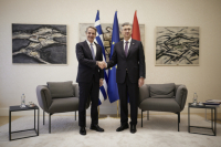 Μητσοτάκης: Συναντήθηκε με τον πρωθυπουργό της Κροατίας Andrej Plenković