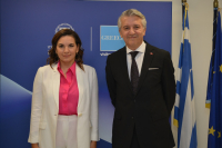 Ο. Κεφαλογιάννη: Συνάντηση με τον Τούρκο Πρέσβη στην Αθήνα