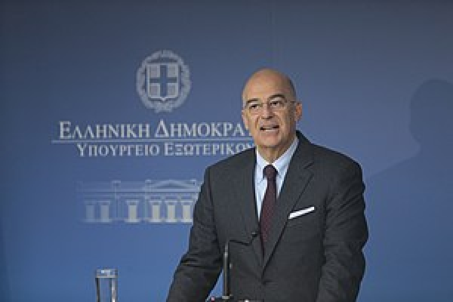 Ο υπουργός Εξωτερικών, Νίκος Δένδιας. 