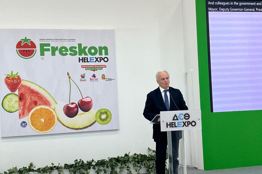 Γ. Ανδριανός (ΥπΑΑΤ): Εγκαινίασε τη διεθνή έκθεση FRESKON 2026