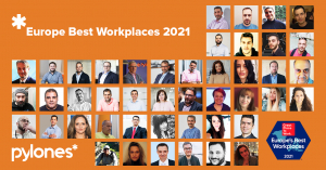 Pylones Hellas: Στις εταιρείες με το Καλύτερο Εργασιακό Περιβάλλον στην Ευρώπη για το 2021