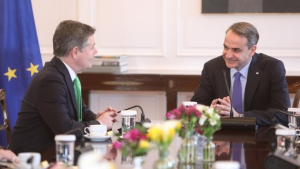 Ντόναχιου (πρόεδρος Eurogroup) σε Μητσοτάκη: Τεράστια η πρόοδος της Ελλάδας