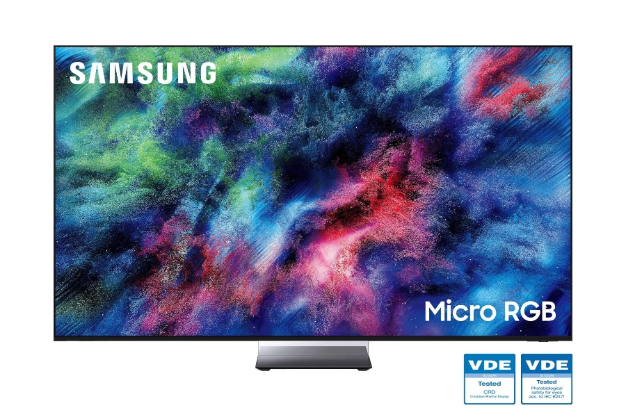 Η τηλεόραση Samsung Micro RGB έλαβε πιστοποιήσεις οθόνης “Safety for Eyes” και “Circadian Rhythm Display”