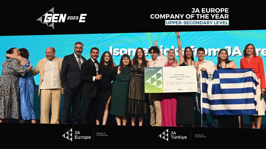 Junior Achievement: Η ελληνική μαθητική «startup» Isometricks εκπροσωπεί την Ευρώπη