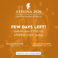 Στην Αθήνα ο 11ος Διεθνής Διαγωνισμός Ελαιολάδου «Athena IOOC»