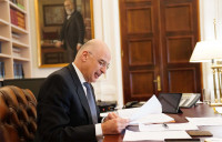 Συνάντηση Ν. Δένδια με τον ΥΠΕΞ του Μαυροβουνίου