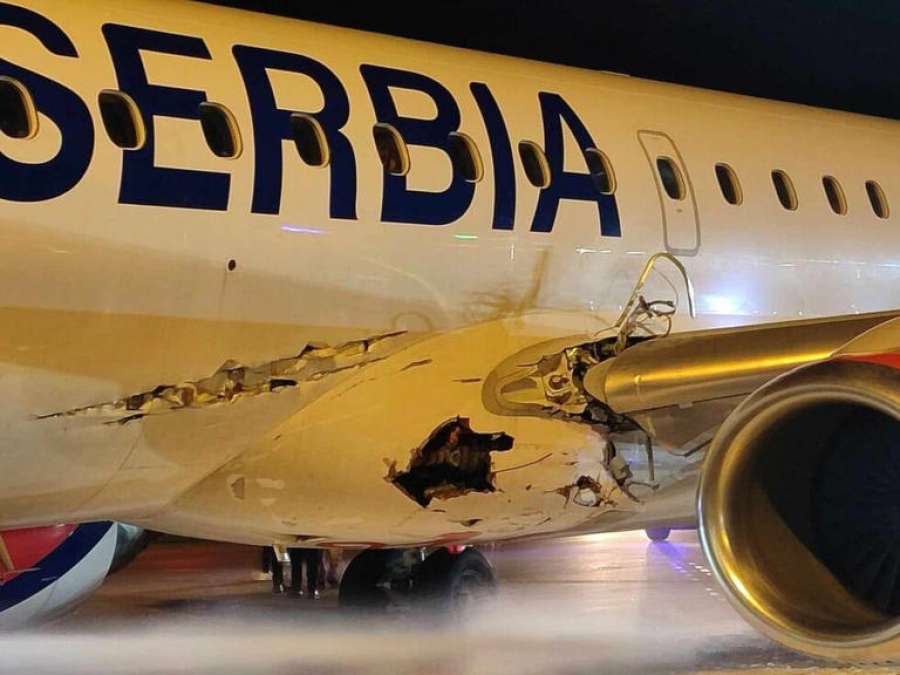 Αεροπλάνο της Air Serbia υπέστη ζημιές κατά την απογείωση από το Βελιγράδι και αναγκάστηκε να επιστρέψει