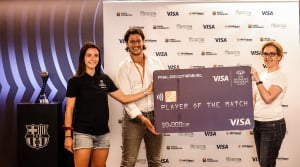Visa «Player of the Match»: Δωρεά 50.000 ευρώ της Bonmatí για παιδιά πρόσφυγες στη Λέσβο
