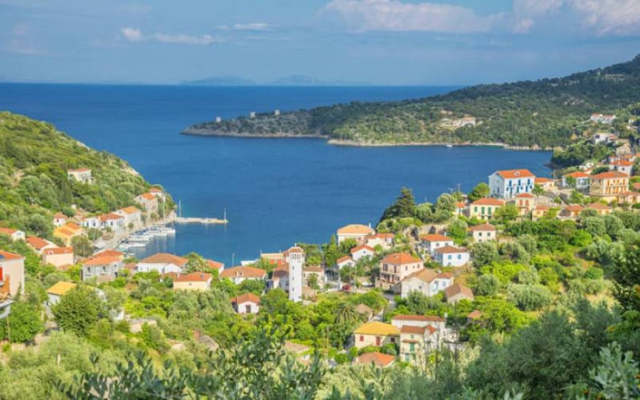 Πανοραμική φωτογραφία από την Ιθάκη