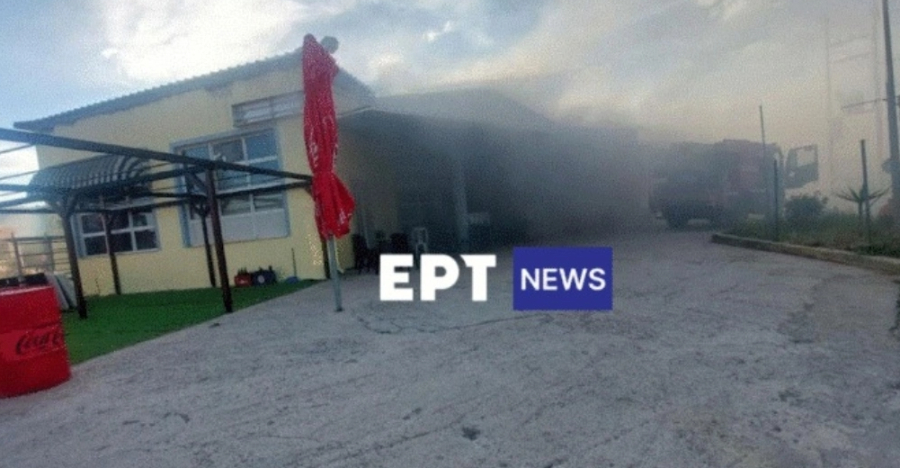 Λέσβος: Μεγάλη φωτιά σε σούπερ μάρκετ στη Βρίσα - Νεκρή 65χρονη