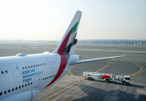 Emirates: Πρώτη δοκιμαστική πτήση με 100% Βιώσιμο Αεροπορικό Καύσιμο σε αεροσκάφος A380