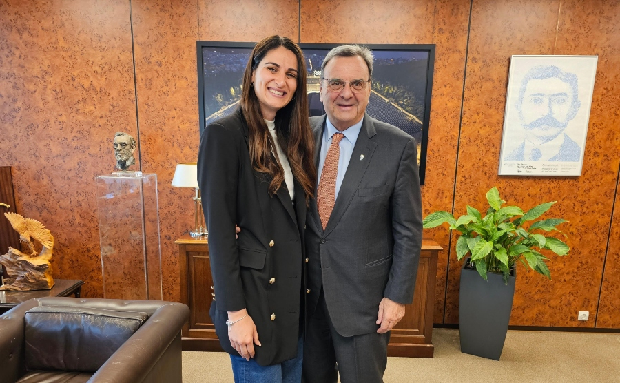 Ο Ισίδωρος Κούβελος υποδέχθηκε την Τατιάνα Γκούσιν στην Ελληνική Ολυμπιακή Επιτροπή