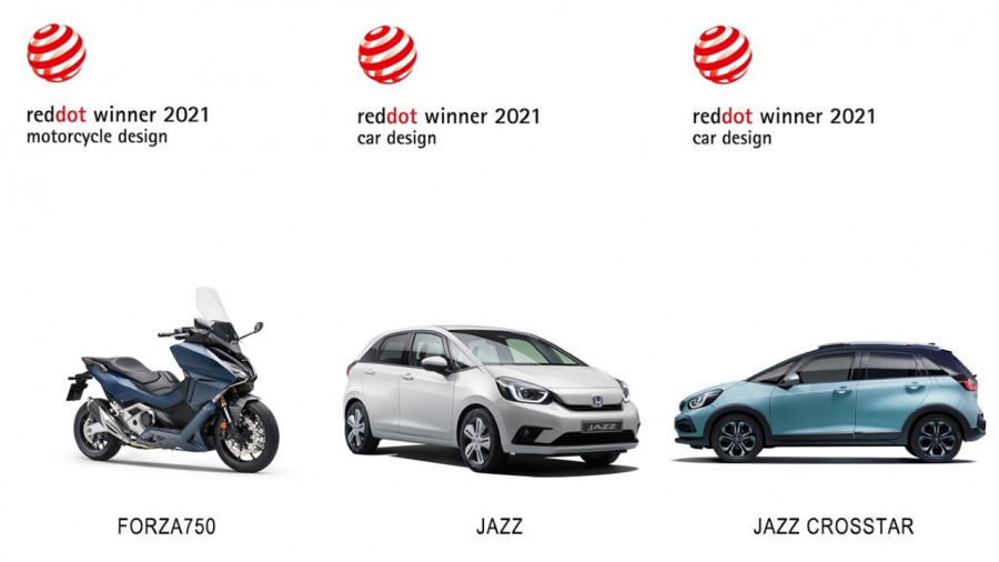 Η HONDA απέσπασε 3 RED DOT Awards 2021