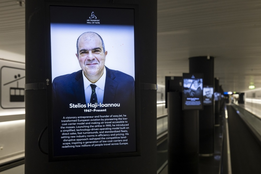 Ο Sir Στέλιος Χατζηιωάννου στο Air Transport Hall of Fame στον ΔΑΑ