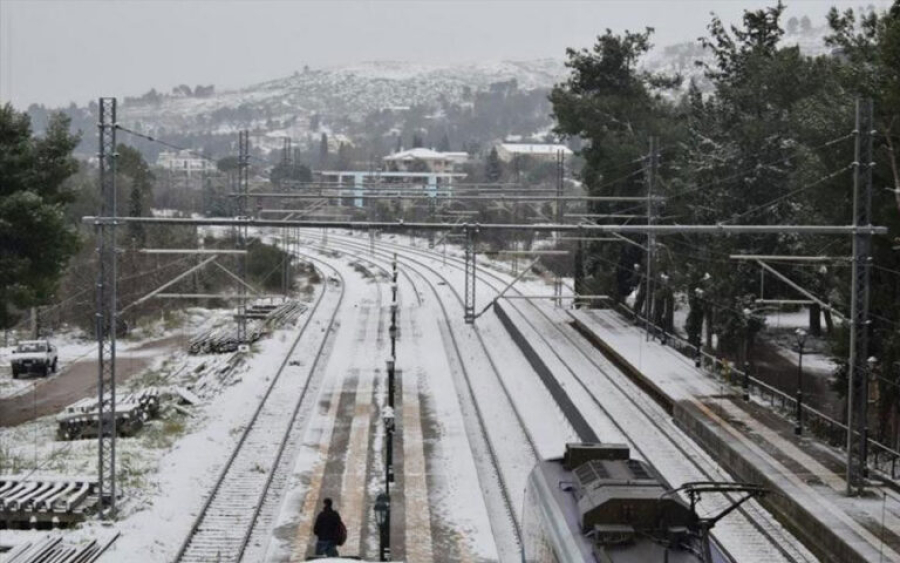 ΡΑΣ: Πρόστιμα 198.000 ευρώ σε Hellenic Train και ΟΣΕ αλλά για την κακοκαιρία "Ελπίδα" τον Ιανουάριο 2022