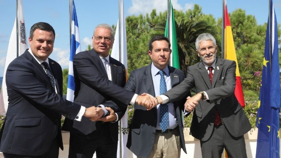 MED5- Κοινή Δήλωση υπουργών Εσωτερικών: Έμφαση στη διαχείριση των συνόρων