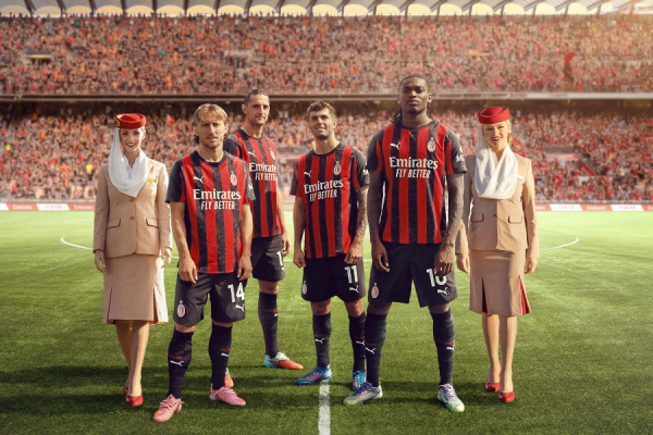 Η Emirates και η AC Milan επέκτειναν τη συνεργασία τους