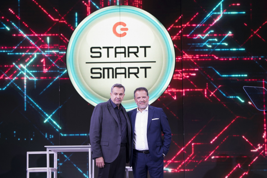 Κώστας Βούζας, Διευθυντής BU Retail Ομίλου ΟΤΕ και Θανάσης Στράτος, Chief Customer Operations Officer του Ομίλου ΟΤΕ και Πρόεδρος &amp; Διευθύνων Σύμβουλος της ΓΕΡΜΑΝΟΣ.