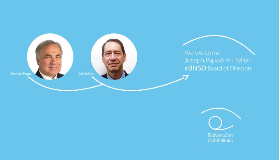 BNS Ophthalmics: Υποδέχεται τους Joseph Papa και Ari Kellen στο ΔΣ