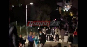 Πάτρα: Απίστευτος συνωστισμός το βράδυ της Δευτέρας – «Καμπανάκι» Χαρδαλιά για Αχαΐα (vid)