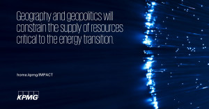 KPMG: Απειλή για την πράσινη ανάπτυξη οι ελλείψεις πρώτων υλών