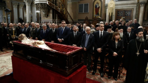 Σε λαϊκό προσκύνημα η σορός του Αρχιεπισκόπου Αναστασίου στη Μητρόπολη Αθηνών