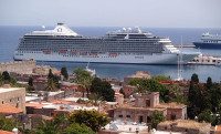 Ρόδος: Κατέπλευσε στο λιμάνι το πρώτο κρουαζιερόπλοιο της σεζόν