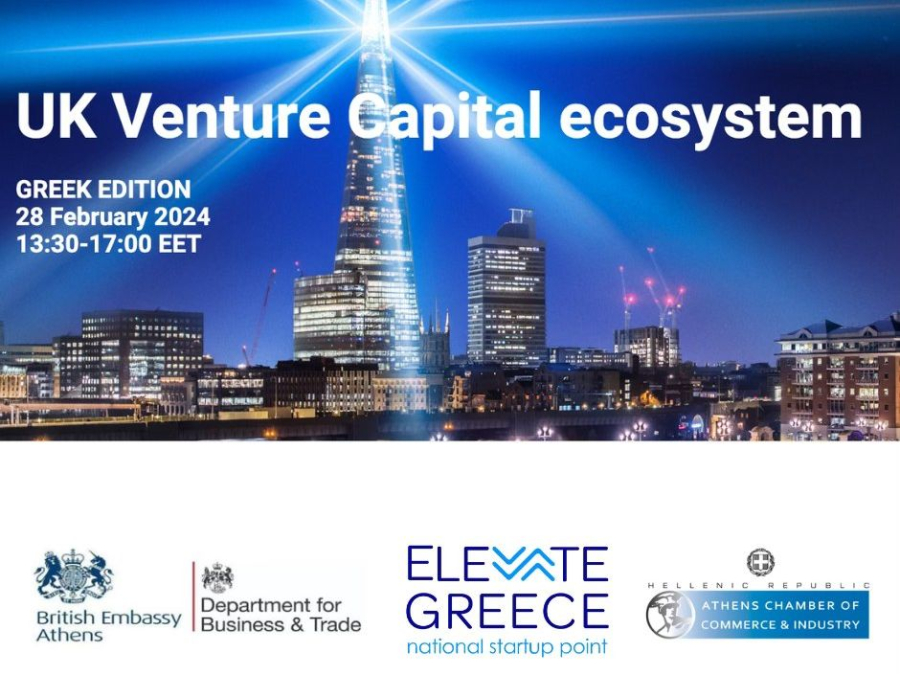ΕΒΕΑ &amp; Elevate Greece: Workshop σε νεοφυείς επιχειρήσεις για χρηματοδότηση