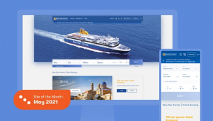 Bluestarferries.com: Διακρίθηκε και εντάχθηκε στο Top 10 Kentico Xperience website